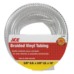 Ace ProLine 3/8 in. D X 5/8 in. D X 10 ft. L PVC Braided Vinyl Tubing