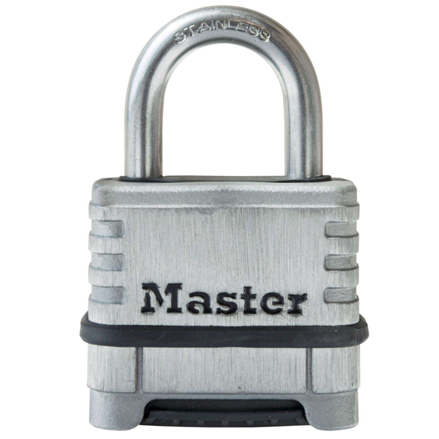 Master Lock 2.25-in Stainless Steel Combination Padlock