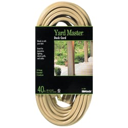 Woods Yard Master Outdoor 40 ft. L Beige Extension Cord 16/3