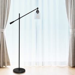 Lalia Home 56 in. Black Floor Lamp