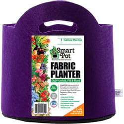 Smart Pot 7.5 in. H X 10 in. W X 10 in. D X 10 in. D Geo-Thermal Fabric Grow Bag Planter Purple