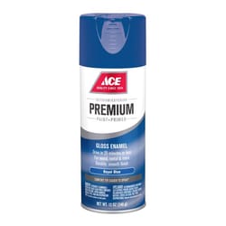 Ace Premium Gloss Royal Blue Paint + Primer Enamel Spray 12 oz