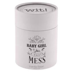 Karma White Baby Girl Haute Mess Candle 10.5 oz