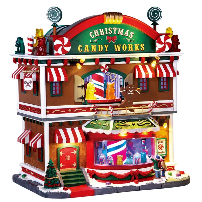 UPC 728162651648 product image for Lemax Christmas Candy Works Village Building Multicolored Resin 1 pk | upcitemdb.com