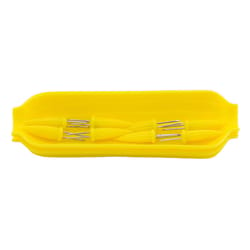 Mr. Bar-B-Q Yellow Plastic Corn Cob Serving Set