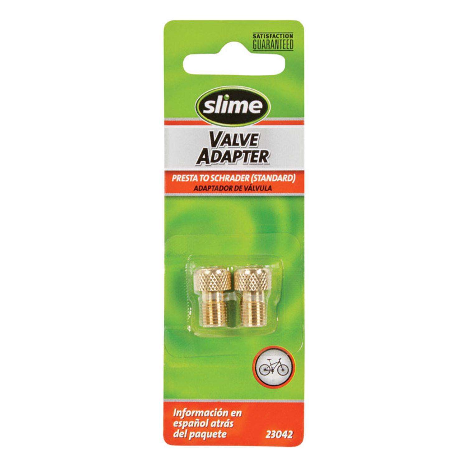 Slime Metal Presta to Schrader Valve Adapter Gold Ace Hardware