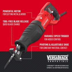 P.I.T. Power Reciprocating Saw, 20V Cordless Reciprocating Saw with 2.0Ah  Batteries and Charger, 6 Saw Blades, Variable Speed, Battery Powered Saw  for Woods/Metal/Plastic Cutting 