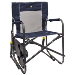 GCI Outdoor 1-Position Heathered Indigo Freestyle Folding Rocker