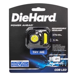 Dorcy DieHard 375 lm Black/Blue LED Tactical Headlamp