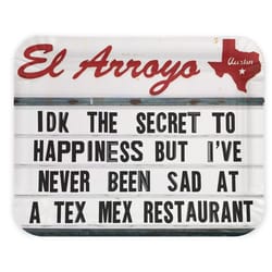 El Arroyo Idk The Secret To Happiness But I'Ve Never Been Sad At A Tex Mex Restaurant Party Plates P