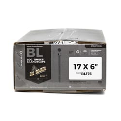 Big Timber No. 17 Sizes X 6 in. L Hex Drive Hex Washer Head Coarse Timber Screws