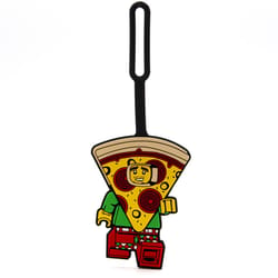 LEGO Classic Pizza Guy Bag Tag Plastic 1 pk