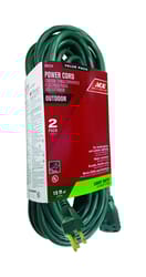 Ace Indoor or Outdoor 15 ft. L Green Extension Cord Combo Set 16/3 SJTW