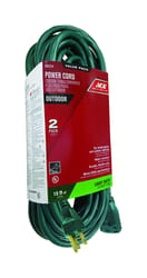 Ace Indoor or Outdoor 15 ft. L Green Extension Cord Combo Set 16/3 SJTW