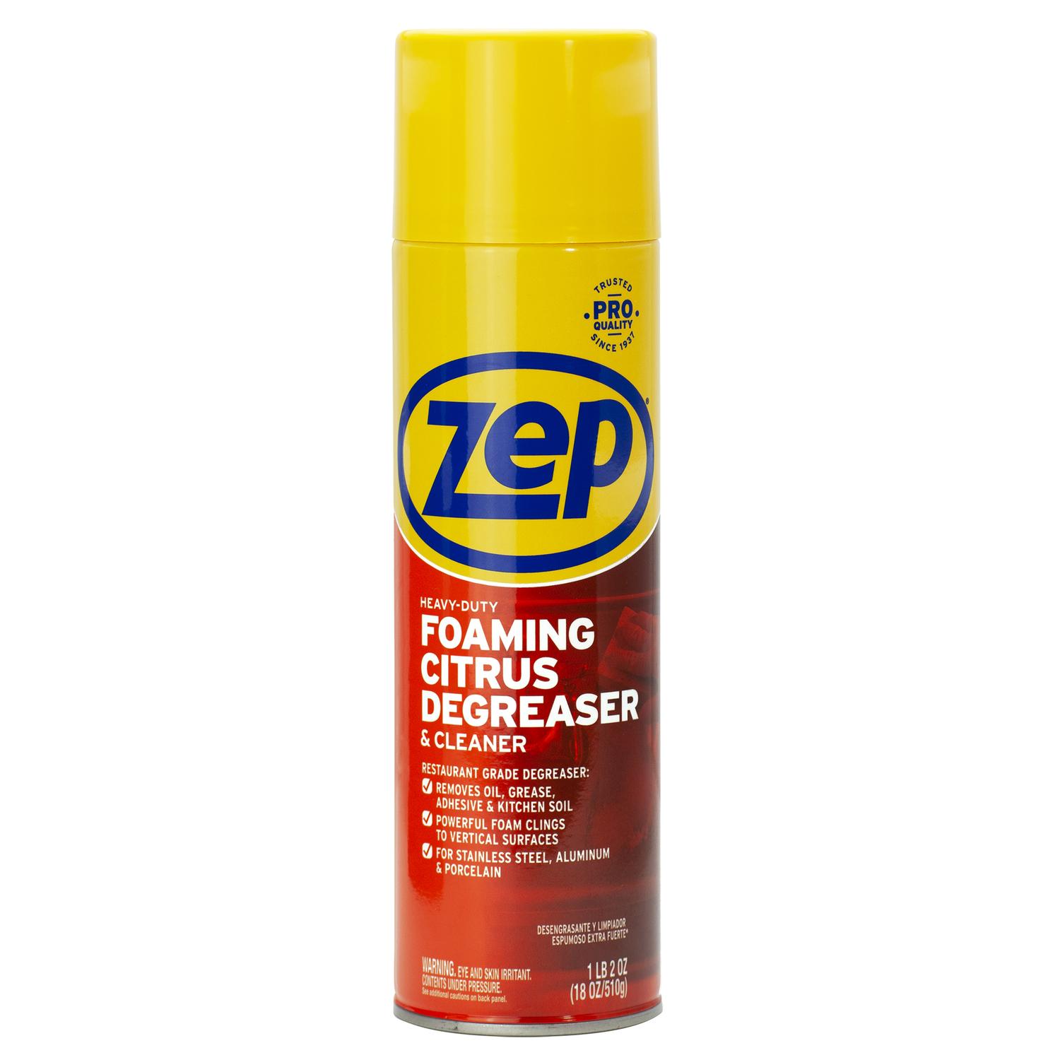 UPC 021709013191 product image for Zep 18 Oz Heavy Duty Foaming Degreaser Citrus (ZUHFD18) | upcitemdb.com