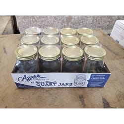 Superb Wide Mouth Canning Jar 32 oz 12 pk