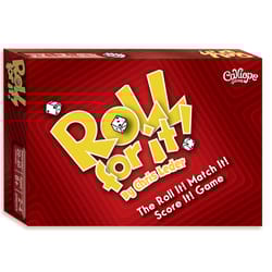 Calliope Games Roll For It Red Edition Card Game Multicolored 54 pc