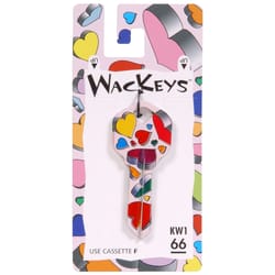 HILLMAN Wackey Hearts House/Office Universal Key Blank KW1 Single