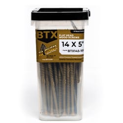 Big Timber No. 14 X 5 in. L Star Bronze Wood Screws 100 pk