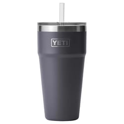 YETI Rambler 26 oz Charcoal BPA Free Straw Cup