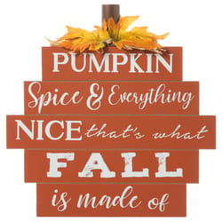 Glitzhome 12 in. Pumpkin Tabletop Decor