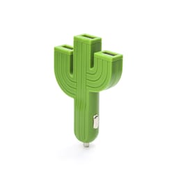 KIKKERLAND Cactus Car Cell Phone Charger 1 pk