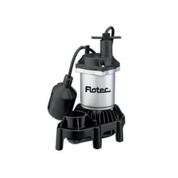 Flotec 1/3 HP 3600 gph Thermoplastic Tethered Float Switch AC Submersible Backup Sump Pump