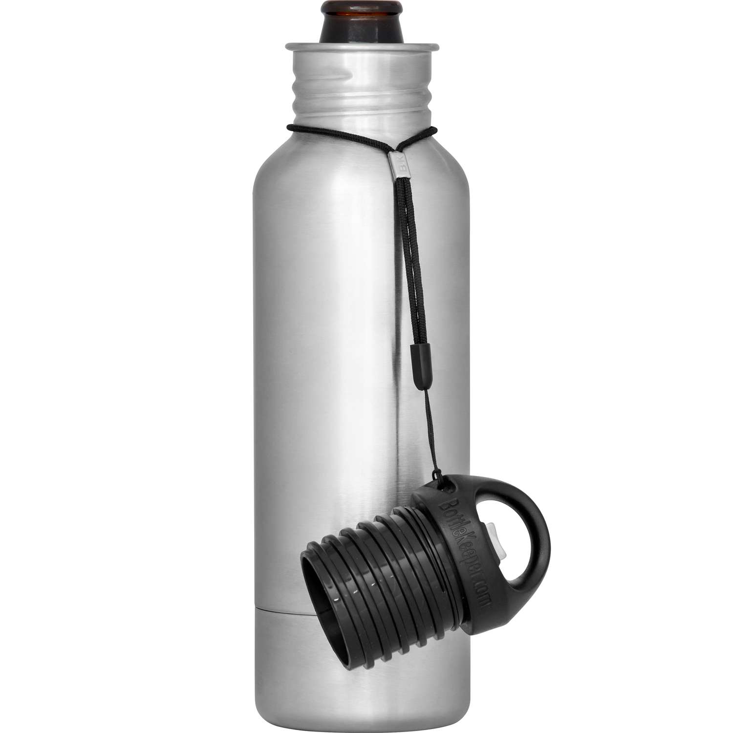 BottleKeeper The Standard 2.0 Insulated Bottle Koozie Silver Ace Hardware