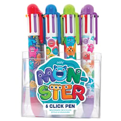 OOLY 6 Click Pen Monster Multi-Colored Retractable Pen 1 pk