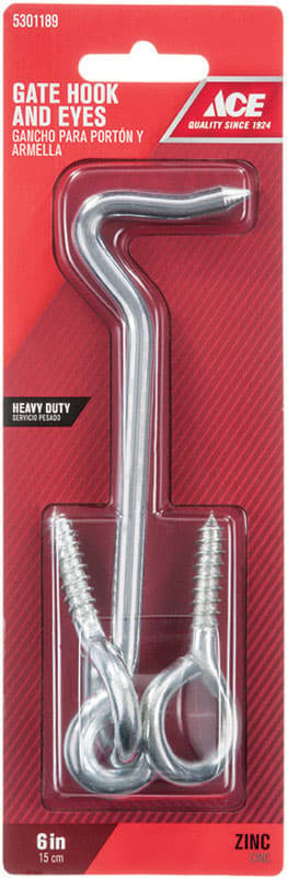 Ace Small Zinc-Plated Silver Steel 1.375 in. L Square Bend Screw