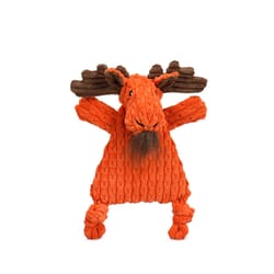 HuggleFlatties Morris Moose Dog Toy 1 pk