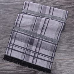 Mad Man Heritage Scarf Gray One Size Fits Most