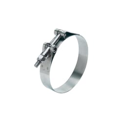 Ideal Tridon 3 in. 3-5/16 in. 300 Silver Hose Clamp Stainless Steel Band T-Bolt