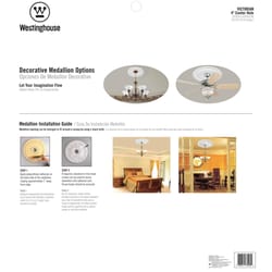 Westinghouse 15-1/2 in. D White Ceiling Medallion