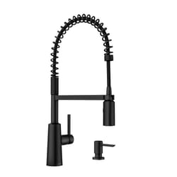 Moen Nori One Handle Matte Black Kitchen Faucet