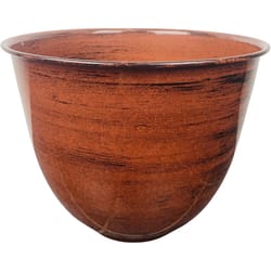 Robert Allen Hamilton 10 in. W Metal Planter Sandstone