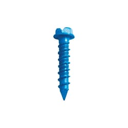 Tapcon 1/4 in. D X 2-3/4 in. L Steel Hex Head Concrete Screw Anchor 1 pk