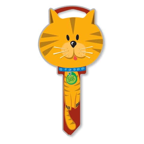 Lucky Line Key Shapes Cat House Key Blank KW1/11 Double For