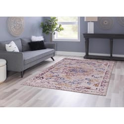 Linon Home Decor Donnalin 7 ft. W X 5 ft. L Multi-Color Washable Polyester Area Rug