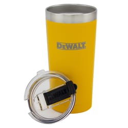 DeWalt 20 oz Yellow BPA Free Vacuum Insulated Tumbler