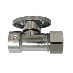 Ace FIP Compression/Slip Joint Brass Straight Stop Valve