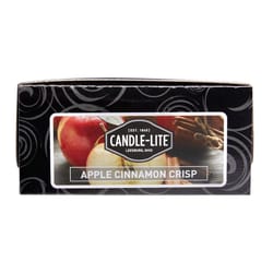 Candle Lite Crimson Apple Cinnamon Crisp Scent Flat Top Votive Candles