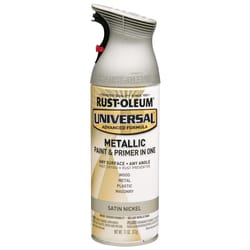 Rust-Oleum Universal Satin Nickel Metallic Spray Paint 11 oz