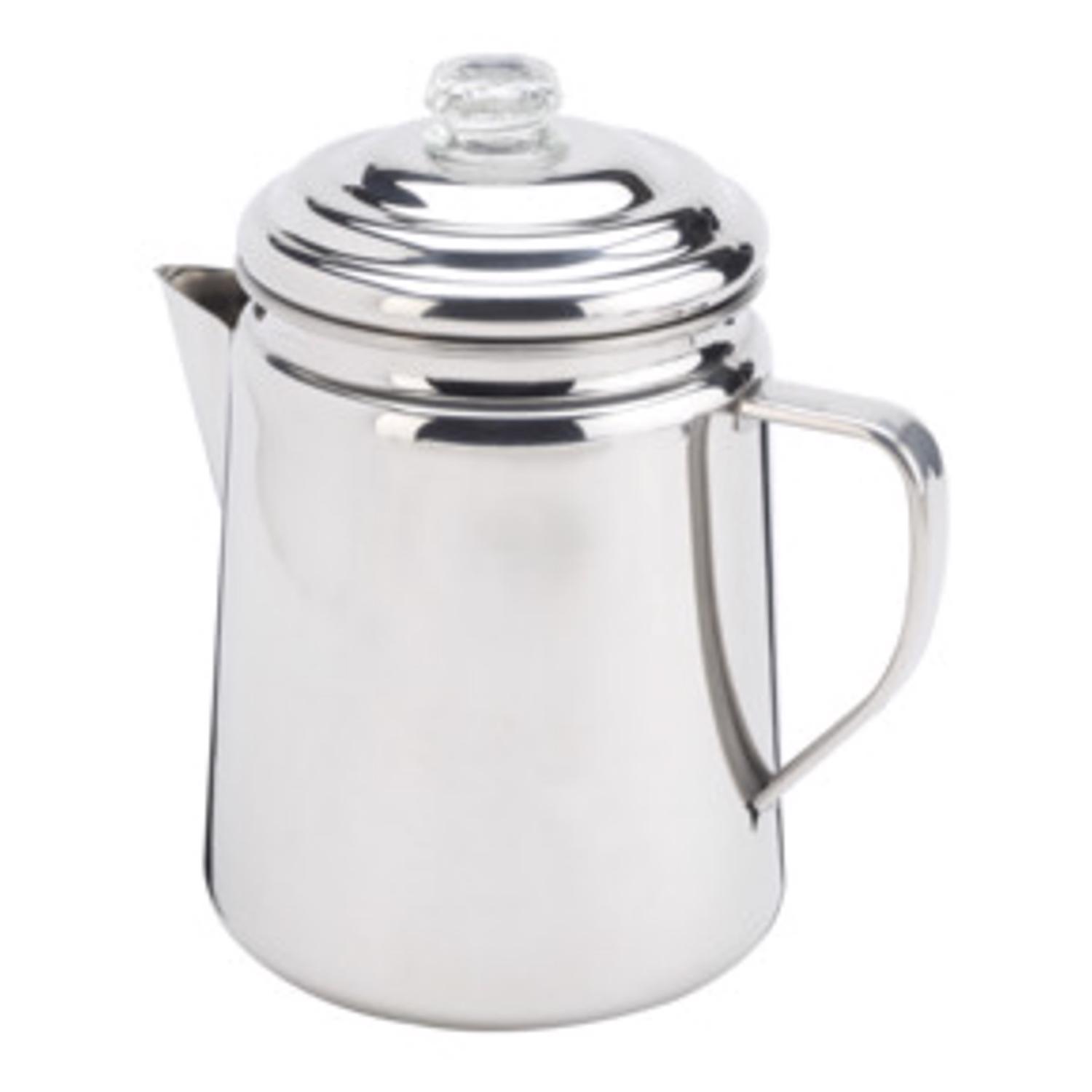 Photos - Other goods for tourism Coleman Silver Percolator 9.5 in. H X 6.4 in. W X 8.6 in. L 12 cups 1 pk 2 