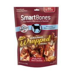 SmartBones Chicken & Vegetables Chews For Dog 6.6 oz 15 pk