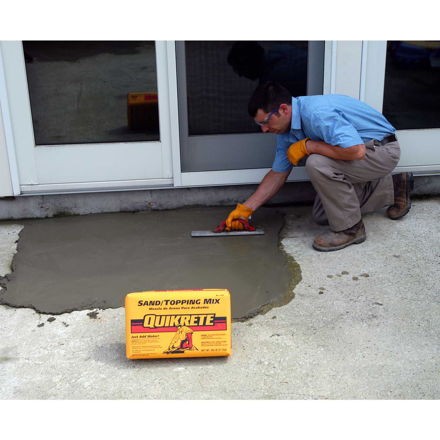 quikrete for shower pan