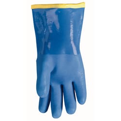 Wells Lamont Unisex Winter Lined Chemical Gloves Blue One Size Fits All 1 pk