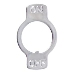 Jandorf Gray Aluminum Toggle Switch Plate 5 pk