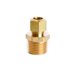 ATC 3/8 in. Compression X 1/2 in. D Male Brass Connector