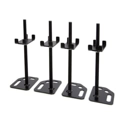 DeWalt 3.9 in. W X 9.6 in. H Upright Adjustable Floor Mount Leveling Kit Steel Black